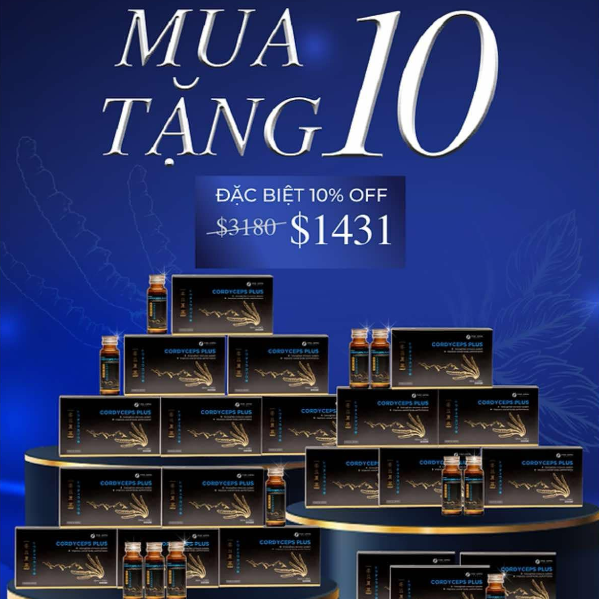 Cordyceps Plus - Đông Trùng Hạ Thảo dạng nước