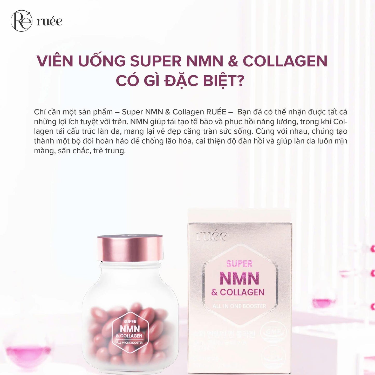 ruée SUPER NMN & COLLAGEN - All-in-One Anti-Aging Booster