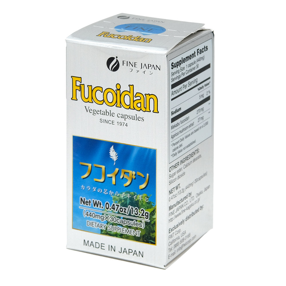 Fine Japan Fucoidan from Wakame Mekabu & Agaricus Mushroom