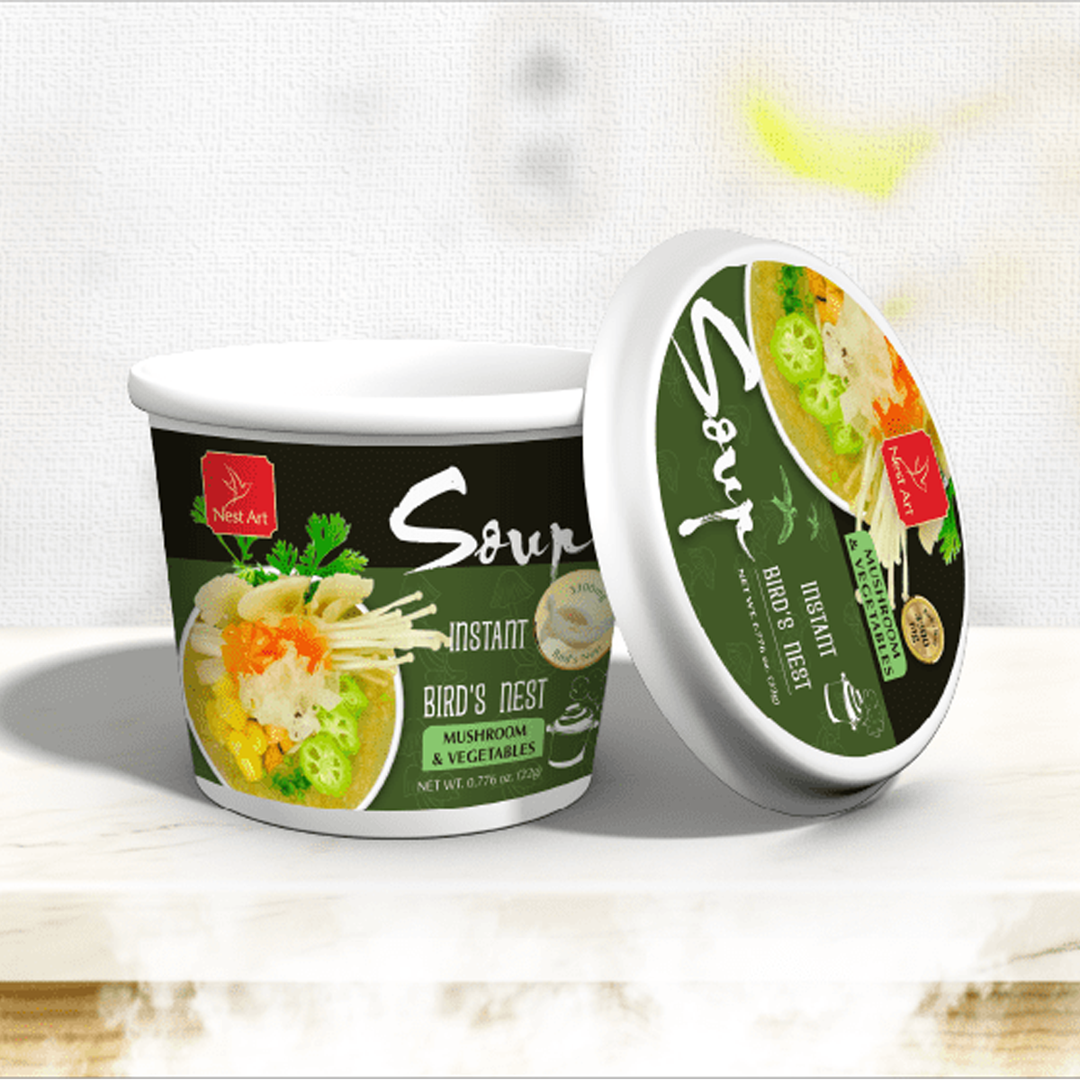 Nest Art Instant Seafood Bird's Nest Soup - A Nutritious Meal in 3 Minute