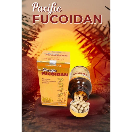 Pacific Fucoidan capsules with wakame and shiitake