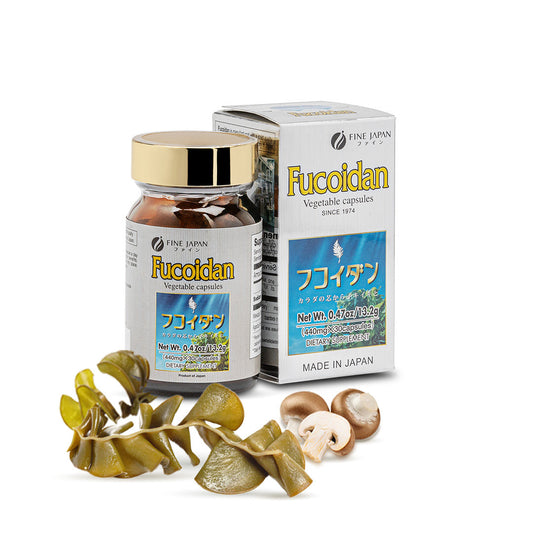 Fine Japan Fucoidan from Wakame Mekabu & Agaricus Mushroom