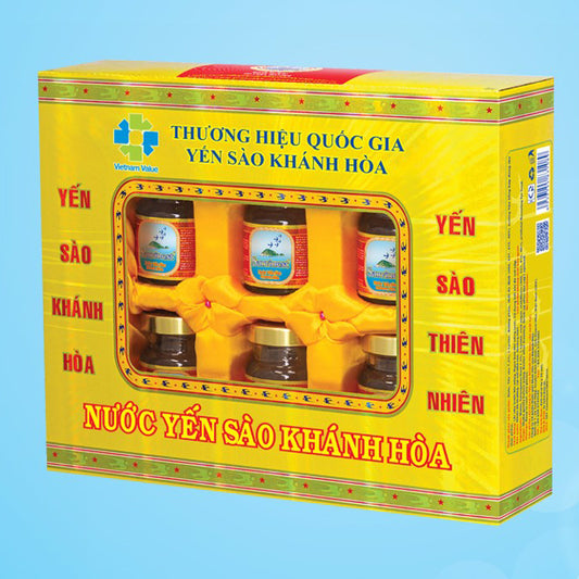 Khanh Hoa Sanvinest bird's nest drink 70ml bottle, box of 6 bottles