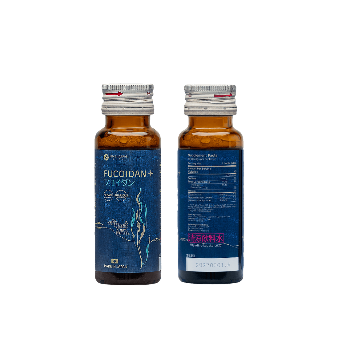 Fine Japan Fucoidan Plus - High-Potency Liquid Drink