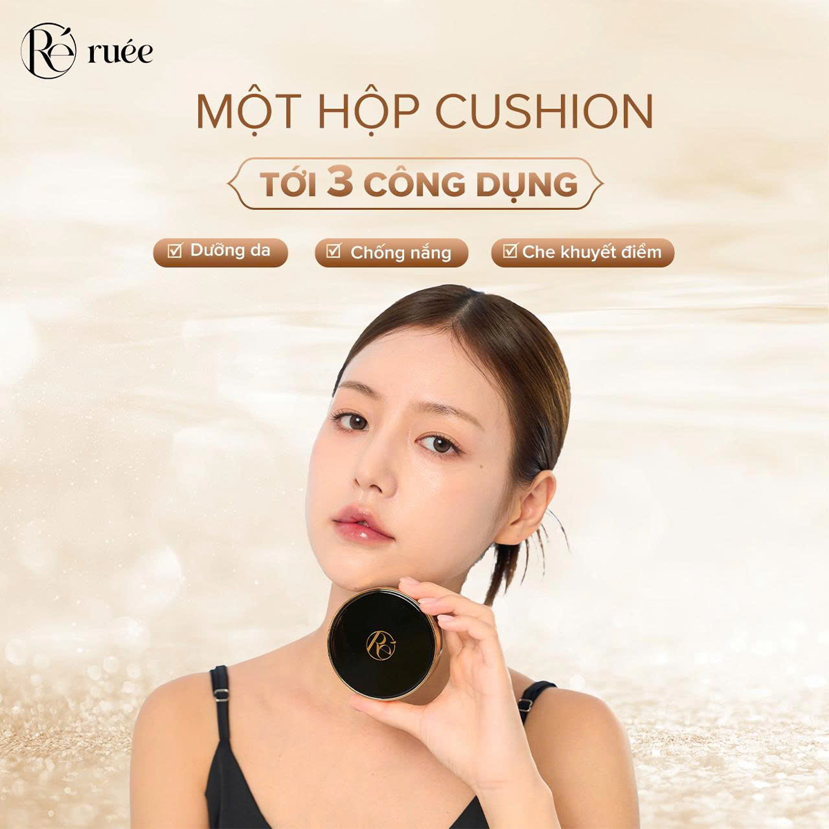 Ruée Essential Effect Kill Cover Cushion SPF50+/PA+++