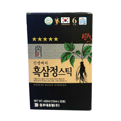 Daesan Black Ginseng Extract Sticks - Convenient Daily Health &amp; Energy Booster