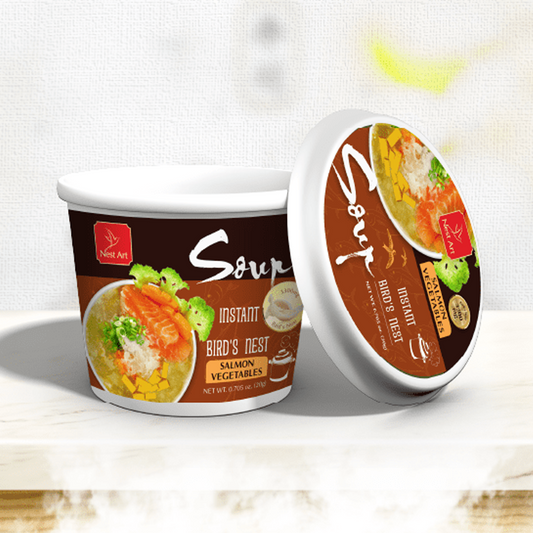 Nest Art Instant Seafood Bird's Nest Soup - A Nutritious Meal in 3 Minute