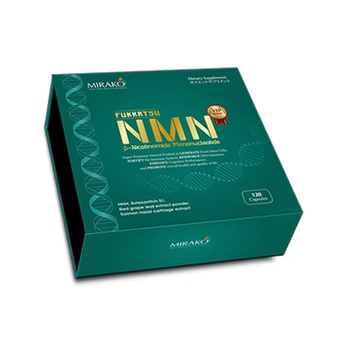 [Plus gift] Fukkatsu™ NMN Capsules (Nicotinamide Mononucleotide)