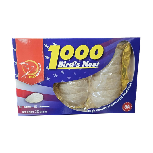 Premium Quality WHITE Bird’s Nest Swallow 5A Dried - 250 grams