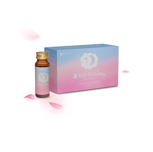 Luna Sakura Trắng Da Collagen - Collagen dưỡng trắng vị Hoa Anh Đào