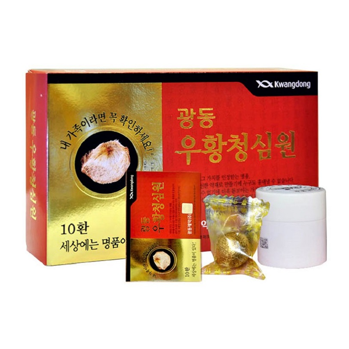 Kwangdong – Premium Korean Red Box (3.75 g × 10 pills, 37.5 g)