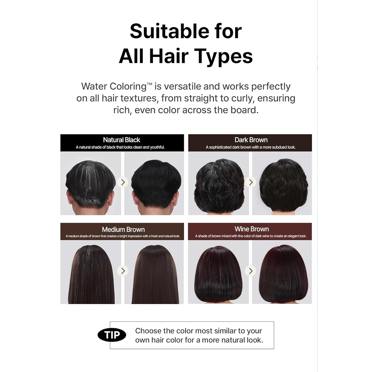 SEEDBEE Water Coloring™ Permanent Hair Dye – Wine Brown | Full Gray Coverage | Sensitive-Skin & Vegan (3×10 g)