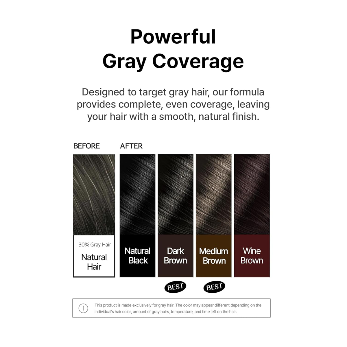 SEEDBEE Water Coloring™ Permanent Hair Dye – Wine Brown | Full Gray Coverage | Sensitive-Skin & Vegan (3×10 g)