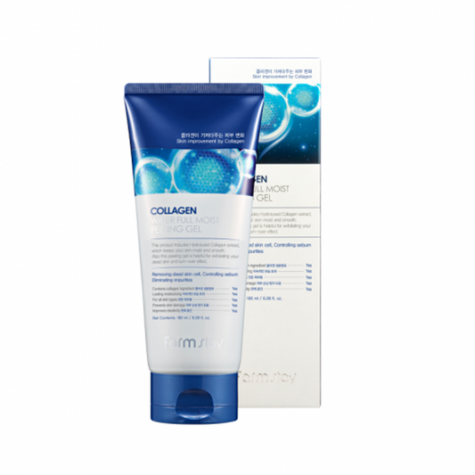 Farm Stay Collagen Water Full Moist Peeling Gel — 180 ml