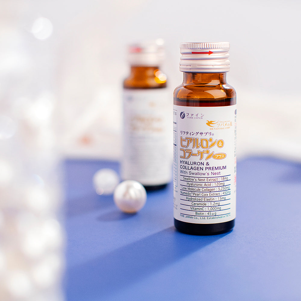 Fine Japan Premium Hyaluron & Collagen Drink with Swallow's Nest — 10 × 50 ml — product view 2
