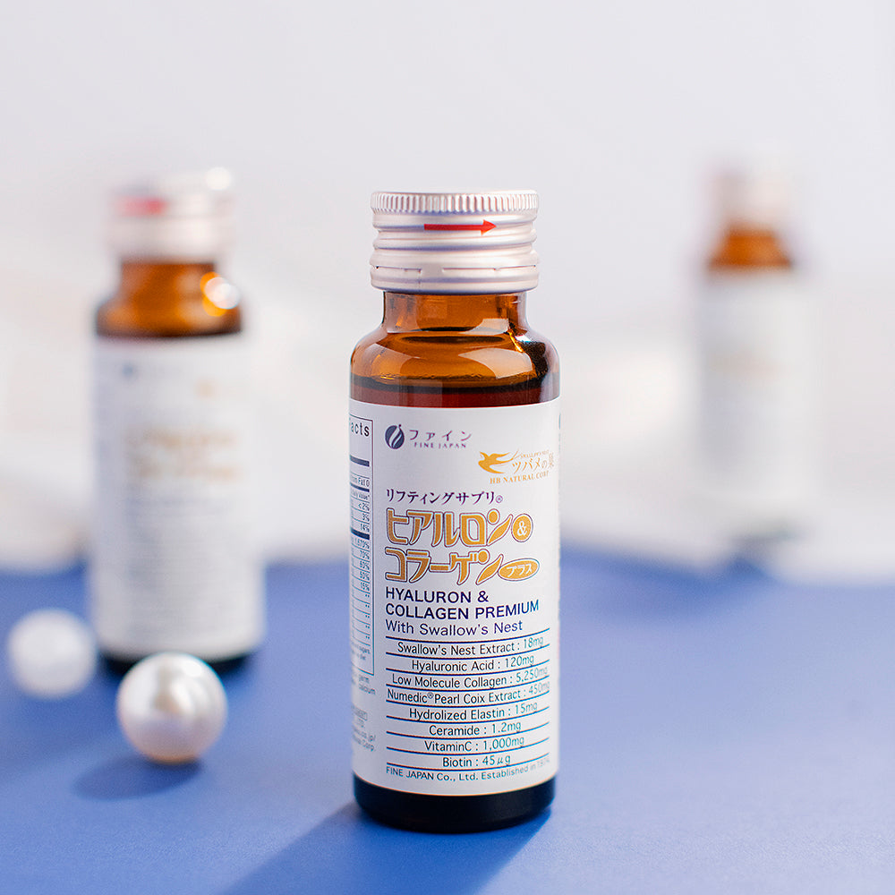 Fine Japan Premium Hyaluron & Collagen Drink with Swallow's Nest — 10 × 50 ml — product view 3