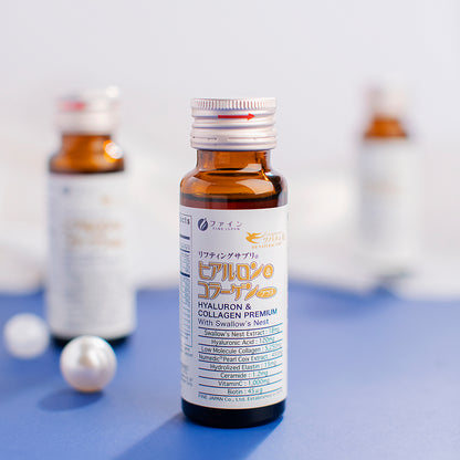 Fine Japan Premium Hyaluron & Collagen Drink with Swallow's Nest — 10 × 50 ml — product view 3