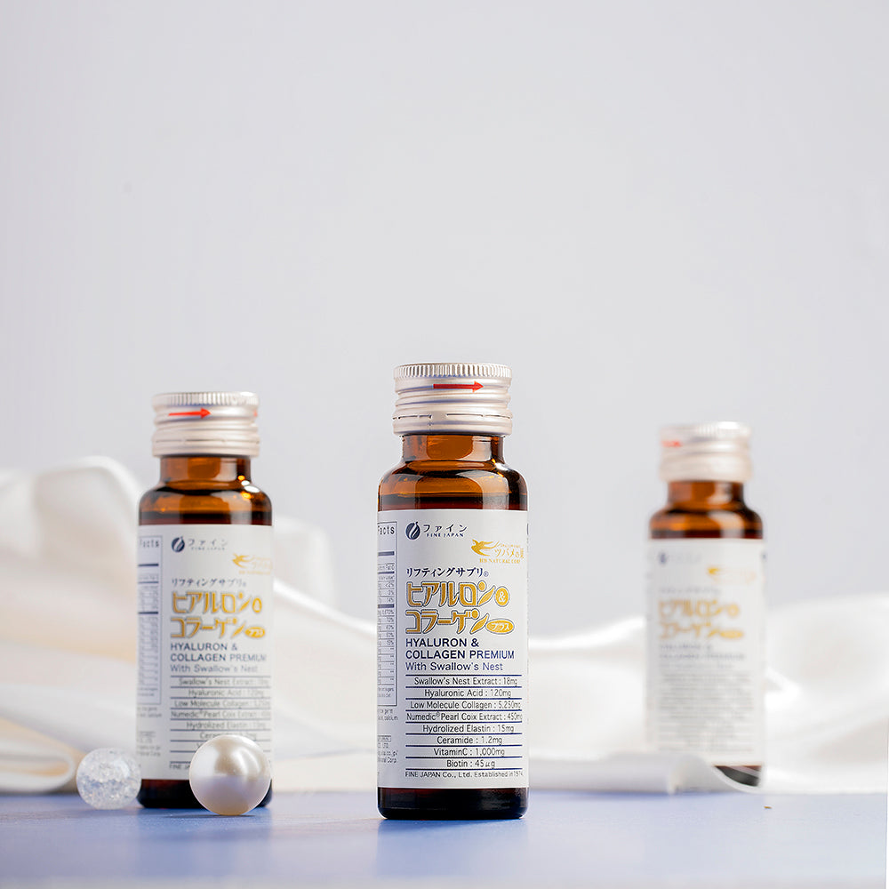 Fine Japan Premium Hyaluron & Collagen Drink with Swallow's Nest — 10 × 50 ml — product view 4