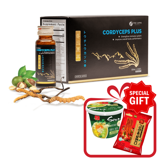 Fine Japan Cordyceps Plus Liquid Drink — 10 × 50 ml