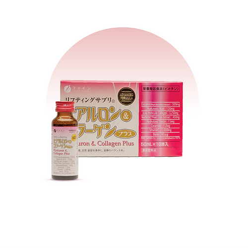 Fine Japan Hyaluron & Collagen Plus — 10 × 50 ml