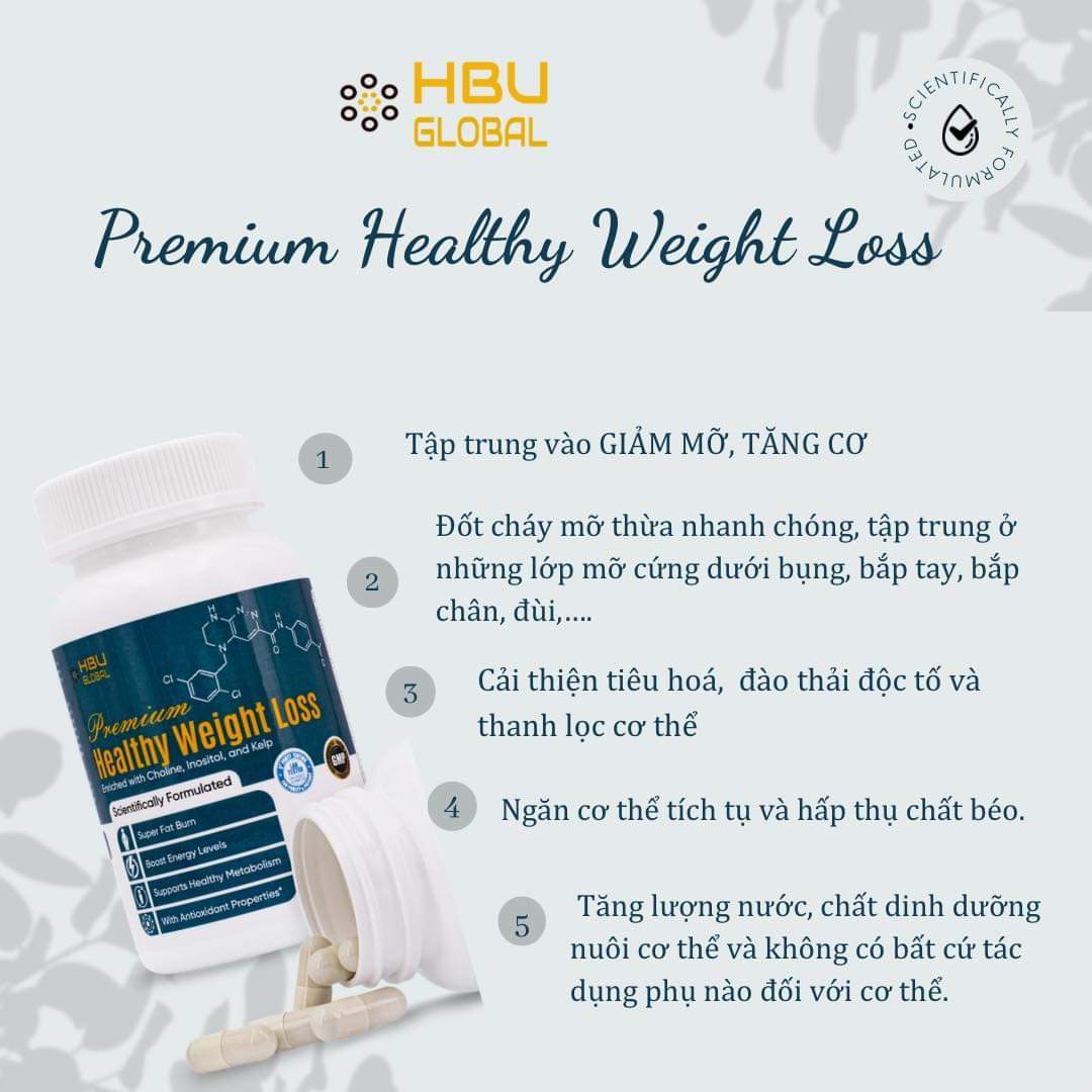 HBU Global Premium Healthy Weight Loss Supplement — product view 2