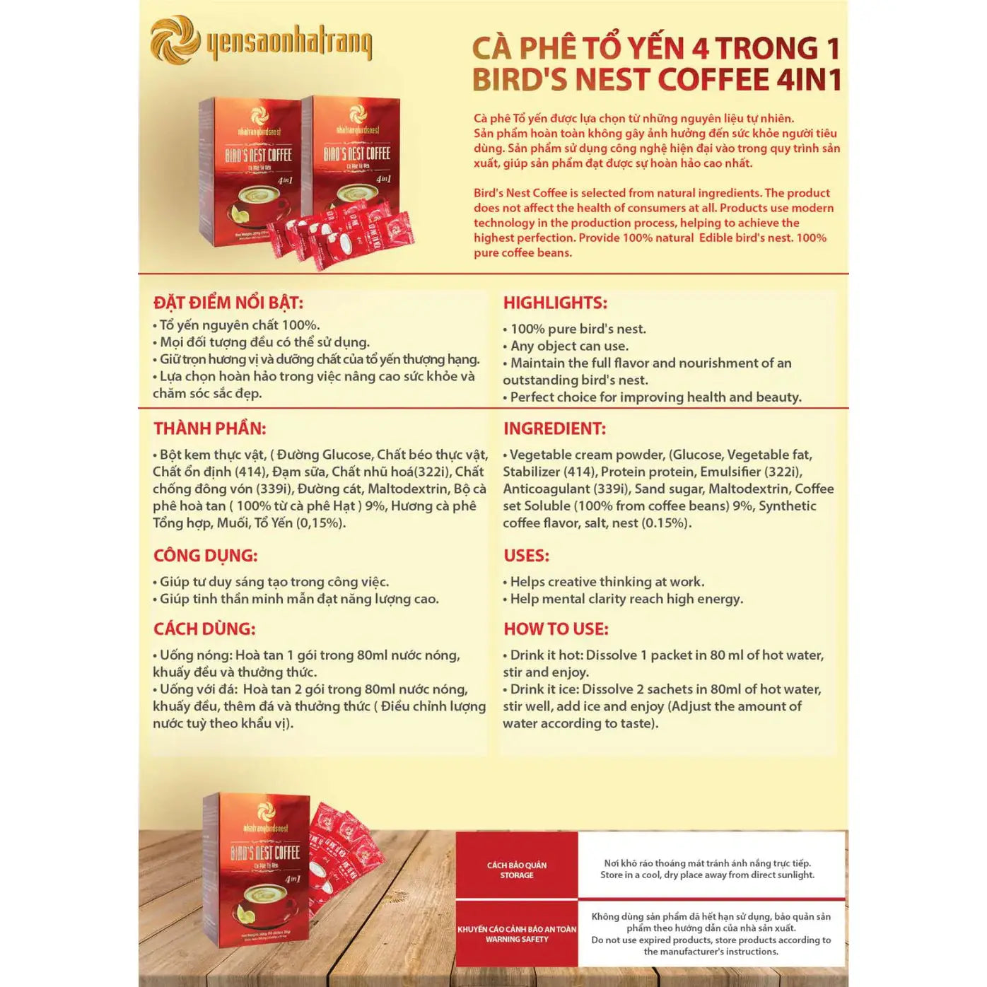 Cà phê Tổ yến thanhnhastore